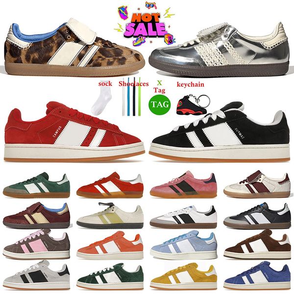 scarpe casual firmate campus anni '00 per uomo donna grigio gomma o gazzella scarpe da ginnastica speciali nero bianco blu brillante rosa chiaro verde scuro scarpe da ginnastica da uomo plate-forme walk