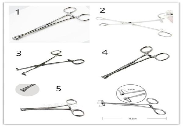 Professionale Nuovo Penetrante Pinza In Acciaio 316l Trago Pinze Per Piercing All'orecchio Penetranti Del Corpo Dei Gioielli Secchio Morsetti Strumento XB13858444