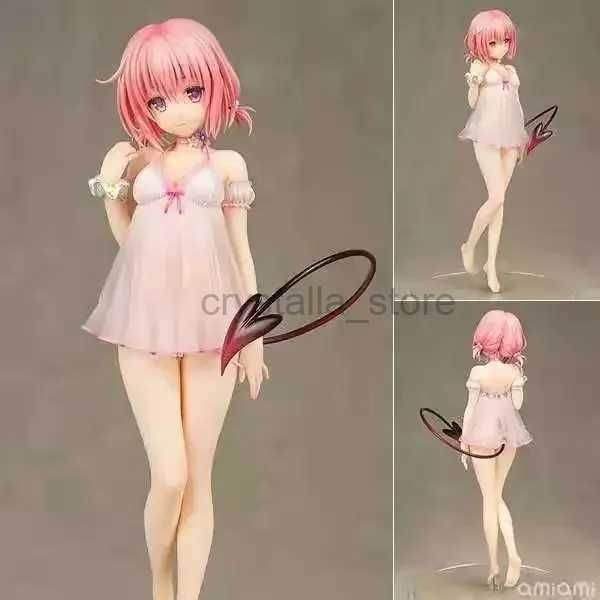 Anime manga lala satalin şeytanuke figürinler anime momo seksi pijamalar güzel kız model bebekler garaj setleri pvc oyuncaklar çocuklar için hediyeler araba dekorasyonu 240319