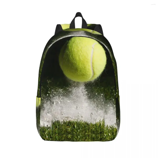 Sırt Çantası Schoolbag Öğrenci Tenis Ball Hat Omuz Dizüstü Tag Okulu'na vuruyor