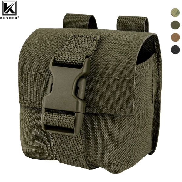 Sacos Krydex Tactical Frag Grenad Bolsa MOLLE Cintura Cinto Saco De Armazenamento Pequeno Handy Exército EDC Bolsa Pacote Outdoor Caça Equipamento Militar