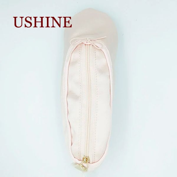 Schuhe Ushine Ballerina Satin Ballet Pointe Schuhbleistift Case Tasche Keyring für Tanzliebhaber