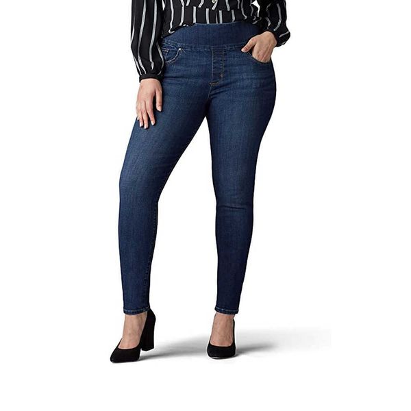 2024 High-Waist-Straight-Jeans für Damen, stilvolle Slim-Fit-Hosen im Großhandelspreis, neue Mode