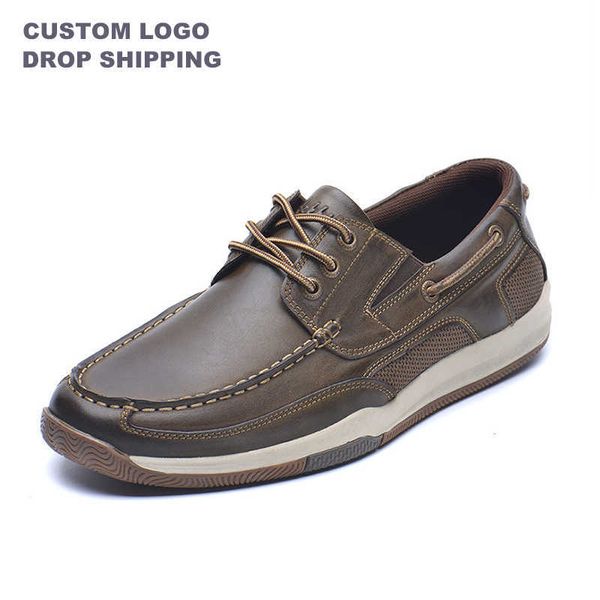 HBP Небрендовая дизайнерская обувь Производитель мужских повседневных лоферов без шнуровки на эластичной ленте, туфли-лодочки из натуральной кожи с сеткой на шнуровке