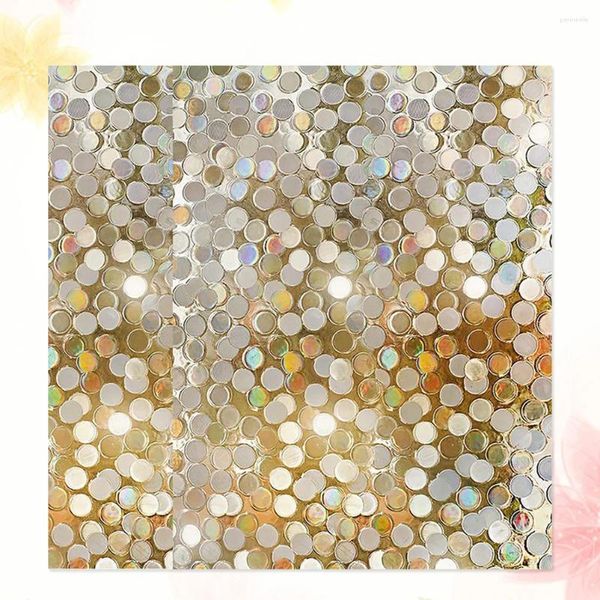 Adesivi per finestre Pellicola 3D statica Glitter Dot Paillettes Adesivo Decalcomanie Decorazione (45 X 100 cm)