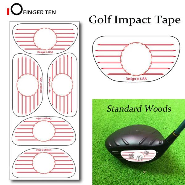 AIDS Nuovo golf Swing Trainer Impact nastro Etichette adesivi target Driver Woods Sweet Dot Test Paper per pratica swing