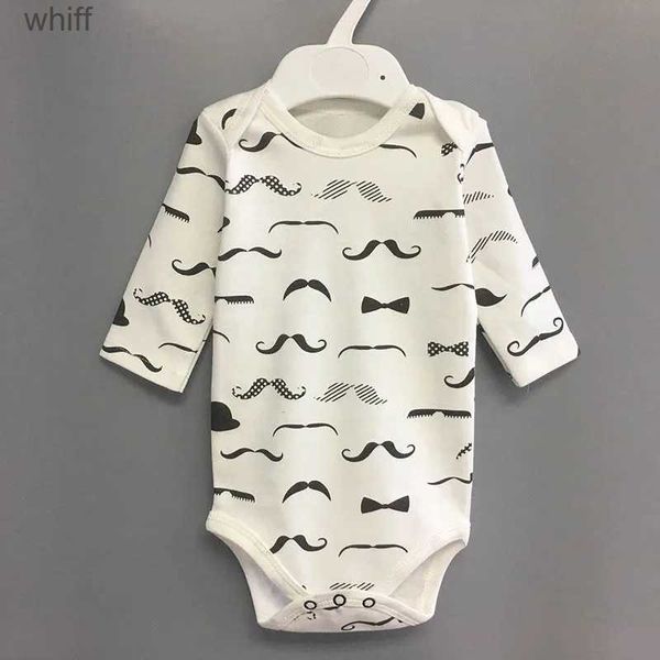 Pagliaccetti unisex di alta qualità pagliaccetti del bambino manica lunga O-Collo 0-24M romanzo neonato ragazze dei ragazzi Roupas De Bebe vestiti della neonataC24319