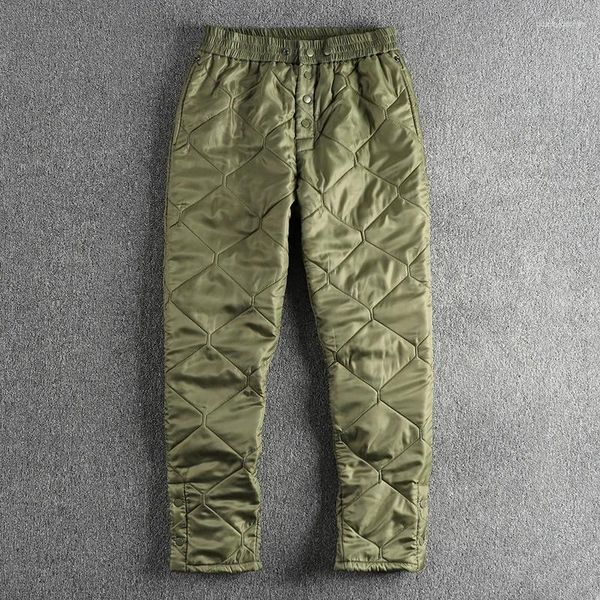 Erkekler Pantolon 3904# Kış Amerikan Retro M65 Askeri Stil Pamuklu Yastıklı Pantolon Kalınlaştırılmış İç Astar CWU-9P Günlük Gevşek