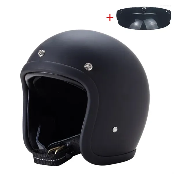 Motorradhelme HelmeCOCASCOS Hochwertiger Fiberglas-Helm Dirt Bike Vintage Japan Handmade Casque Full Face Cafe Racer