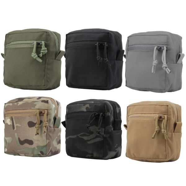 Bolsas gp gp tático molle e edc bolsa de armazenamento de armazenamento de armazenamento compacto bolsas de ferramentas de ferramentas de ferramentas para coletes de colete tático/cinto de armas/plataforma molle