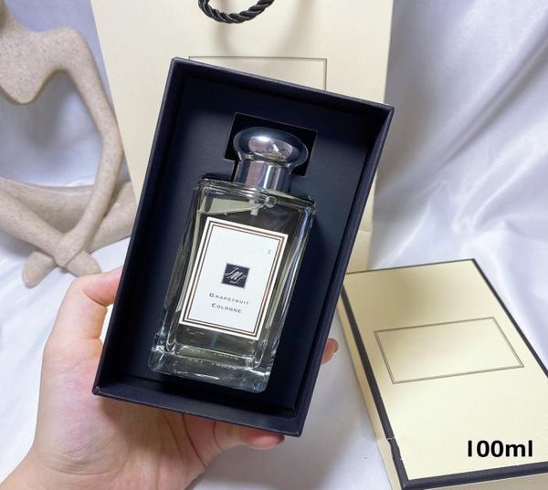 Mais alta qualidade perfume neutro fragrância toranja parfum colônia spray de água garrafa quadrada 100ml edp navio rápido6261236