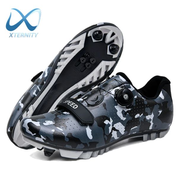 Calçados Estilo Quente MTB Ciclismo Sapatos Homens Ao Ar Livre Corrida Road Bike SPD Cleat Sapatos Profissional SelfLocking Bicicleta Sapatilhas Unissex