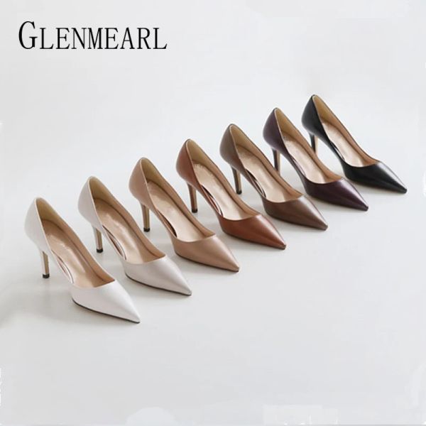 Stivali Glenmearl High Heels Women Shoes Office Party Ladies Female High Heeling Sexy Show on Heel Trend 2022 Fashion Brand Pompe Shoes