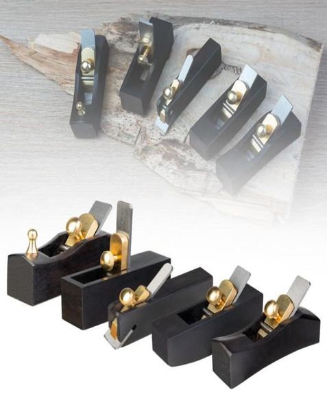 NAOMI 5PCS Ebenholz Mini Flugzeug Winkel Flugzeug Gitarrenbauer Werkzeug Hand Flugzeug für Violine Viola Cello Violine Teile Zubehör7168015