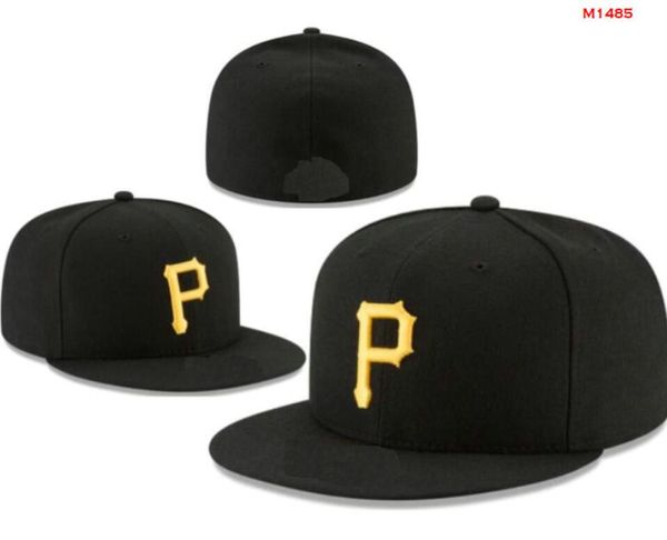 2024 Herren Baseball Pirates Fitted Hats Classic World Series Hip Hop Sport SOX Full Closed LA NY Caps Chapeau 1995 Stitch Heart „ Series“ „ Love Hustle Flowers a3