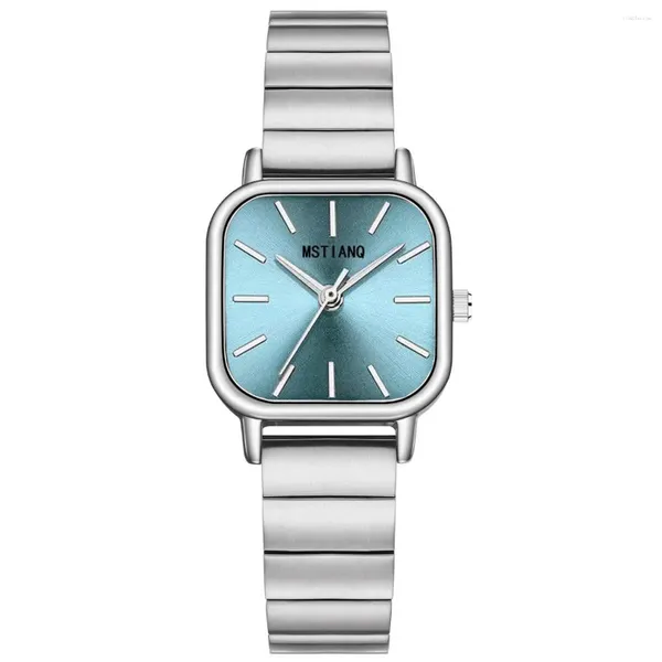 Relógios de pulso femininos relógios de luxo feminino relógio de marca superior moda cinto de aço senhoras relógio de pulso de quartzo belos presentes