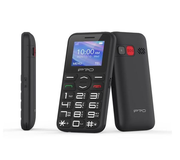 IPRO F183S 3G Celular 177 polegadas SOS Botão Grande Idoso Telefone Celular Feature Phones 800mAh Bateria Dual SIM5886476