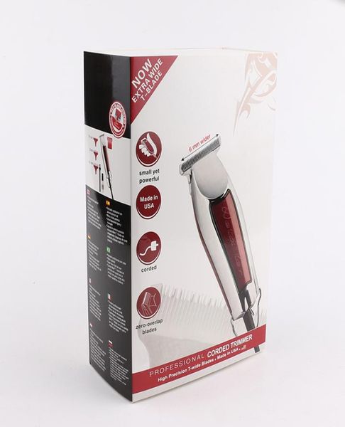 Detailer rosso Men039s Tagliacapelli elettrici Cavo di filo Rasoi per adulti Trimmer professionali Rasoio ad angolo Hairdresse Fedex6261114