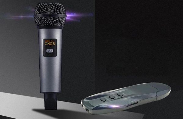 Microfones K18V Profissional Portátil USB Sem Fio Bluetooth Karaoke Microfone Alto-falante Home KTV para Tocar Música e Cantar1784235