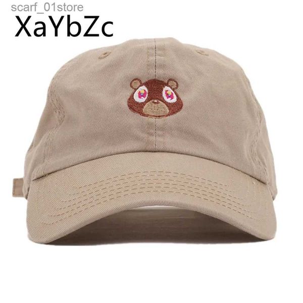 Cappellini da baseball Kanye West Ye Bear Dad Cup Baseball C Summer Mens and Women Snack Unisex Exclusive Release Hip Hop Hot Style HatC24319