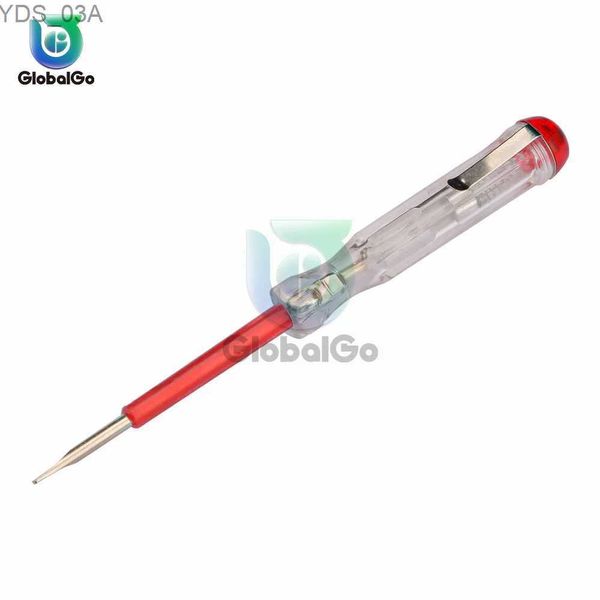 Misuratori di corrente CA 100-500 V Penna tascabile Sensore Rilevatore di tensione Tester Cacciavite Clip Matita per test Cacciavite piatto multifunzionale Penna per test 240320