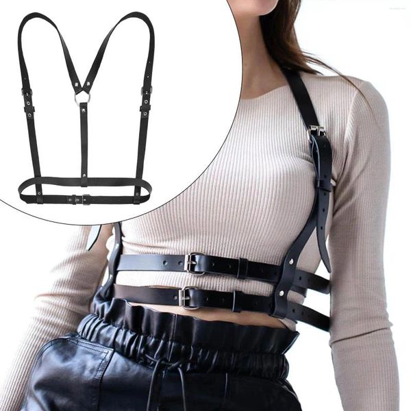 Cinture Cintura da donna Cintura Moda regolabile Decorazione Imbracatura Gilet punk per abiti Feste Incontri Cosplay