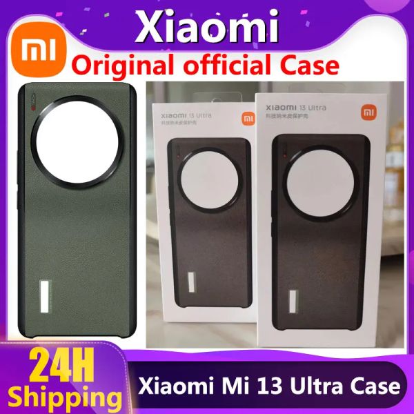 Оригинальный контрольный чехол для Xiaomi Mi 13 Ultra Tech из нано-кожи, уникальный эстетический официальный защитный чехол