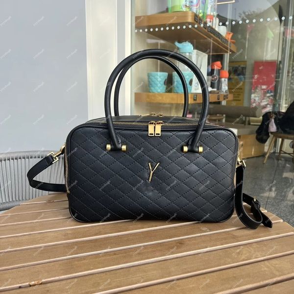 Bolsa tote média de luxo Bolsa de viagem de designer Moda duffle Bolsa de boliche bolsa esportiva ao ar livre Bolsa de couro e bolsa crossbody feminina com a mesma recomendação