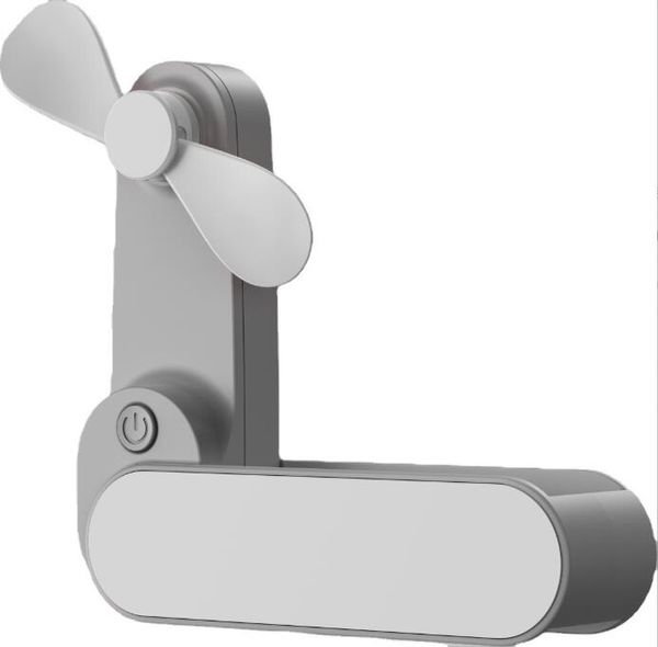 Mini ventilatore tascabile Ventilatore ricaricabile USB pieghevole Strumento di raffreddamento portatile da viaggio all'aperto Ventilatore da tavolo Ventilatore pieghevole portatile regalo creativo