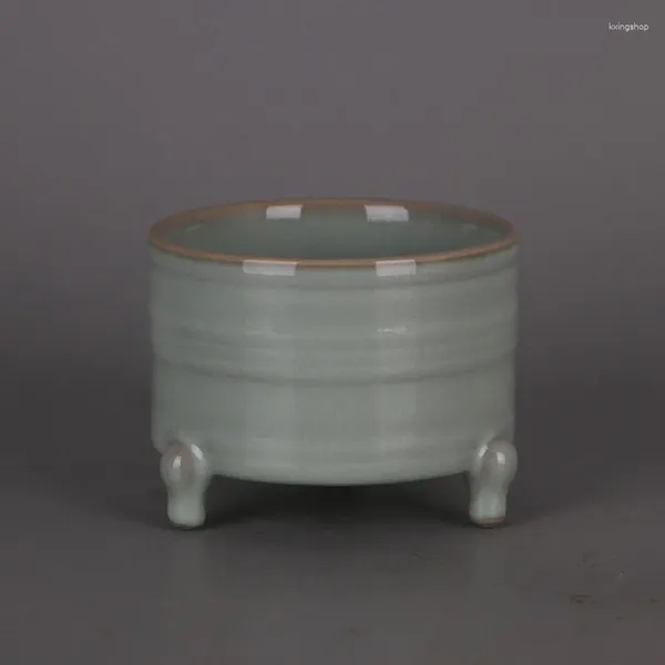 Dekoratif Figürinler Tianqing Glaze Sanzuxuan Desen Tütsü Brülör Porselen Şarkısı Ru Kiln, Pekin