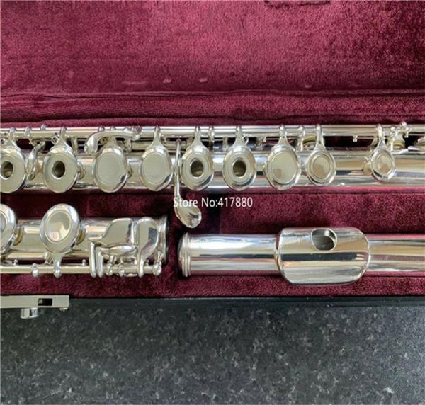 Verkaufe Jupiter JFL507RII Flöte mit offenem Loch, 16 Tasten, C-Ton, versilbertes Instrument mit Koffer 7436173