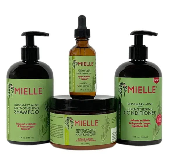 Behandlungen Mielle Organics Haarserum, Maske und Spülung, Shampoo, Reparatur von trockenem und geschädigtem Haar, geeignet für trockenes und gespaltenes Haar, 355 ml