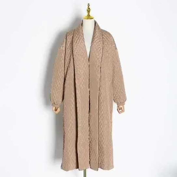 Trench casual da donna imbottito lungo invernale taglie forti per cappotti da donna 10 modelli in poliestere completamente gratuiti per adulti spessi