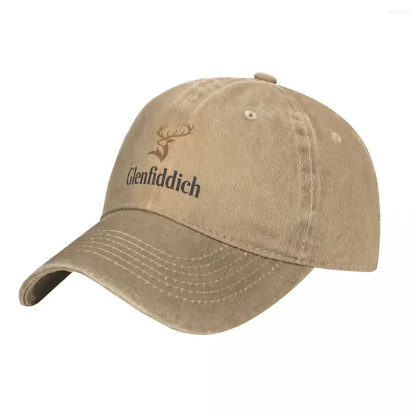 Top Caps Glenfiddich Beyzbol Kapağı Tek Malt 1887 Modaya uygun unisex erkekler yıkanmış hip hop şapkaları damla tasarımı tenis paten snapback