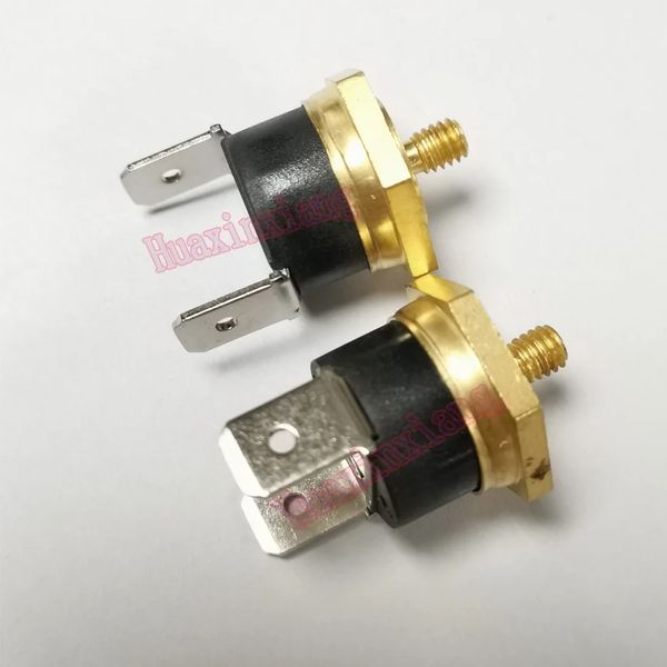 5 Teile/los KSD301 Temperatur Schalter Thermostat Sensor M4 Hexagon-Kupfer-Kopf 10A/250V Normalerweise Geschlossen