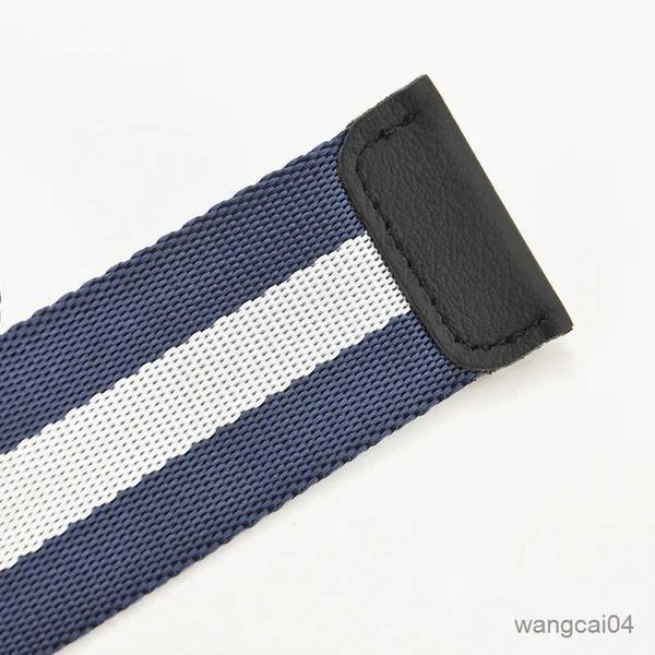 Cinture Cintura in tela con fibbia a doppio anello da uomo Pantaloni cargo cintura da allenamento militare studenti versione coreana cintura jeans versatile da donna