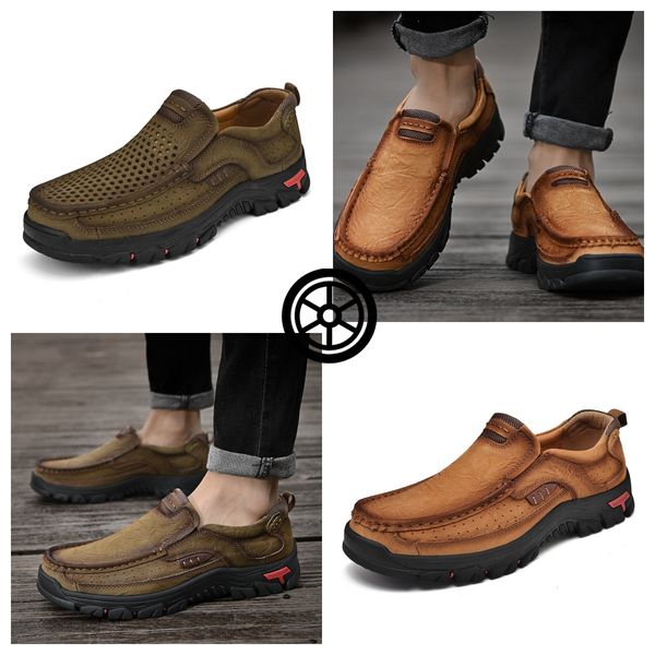 Sapatos casuais explosivos masculinos de couro tamanho grande mocassins masculinos casuais GAILeisure venda quente masculino clássico masculino recém chegados portátil ventilar sapatos acessíveis tamanho 38-51