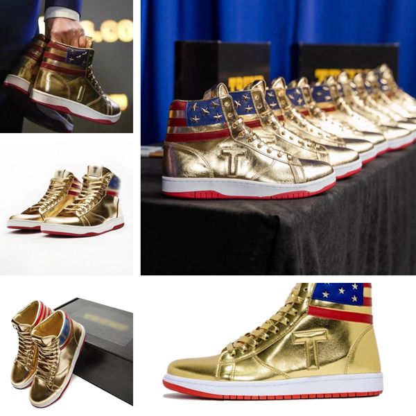 Sneakers T Basketball Freizeitschuhe The Never Surrender High-Tops Designer 1 TS Gold Custom Herren Outdoor Sneakers Comfort Sport Trendy Lace-up Outdoor