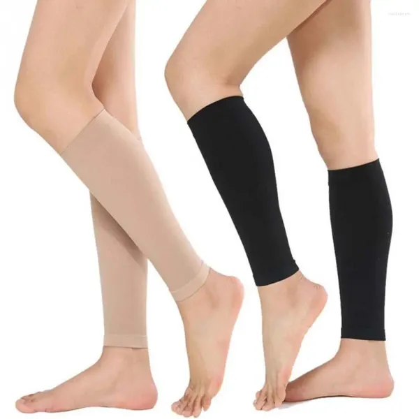 Calzini da donna modellanti antifrizione unisex per vene varicose, calze a compressione per polpaccio, fibra di poliestere a pressione