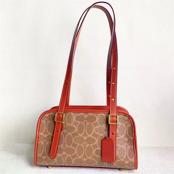 Lüks tasarımcı çanta ve çanta salıncak zip çanta kadınlar moda deri kahverengi hobo crossbody çanta Undermarm bowling toates şehir sacoche seyahat debriyaj omuz çantaları