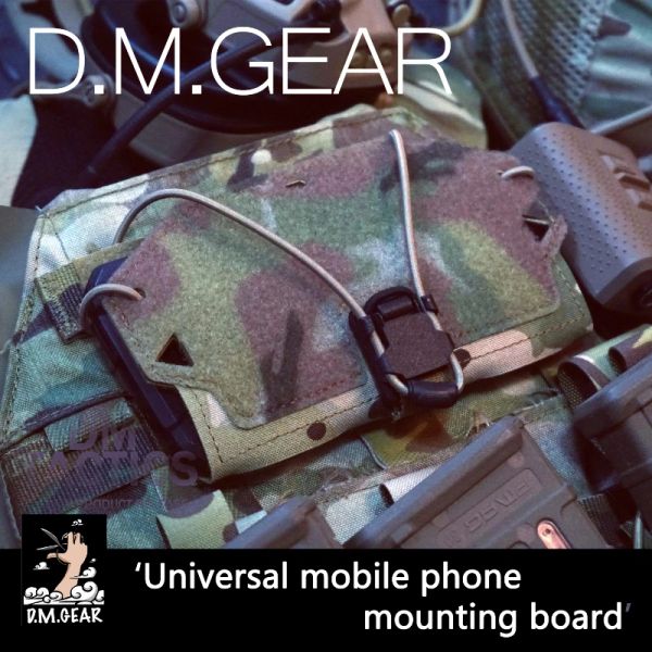 Deckt DMGear Tactical Mobile Phone Admin Panel FCSK Military Map Bag Molle Hoop Smartphone Pouch Holder Carrier Airsoft Accessories ab