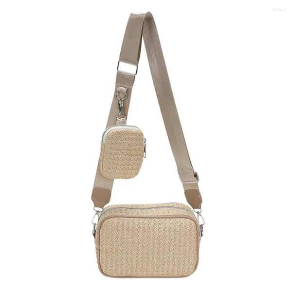 Borse a tracolla Borsa Moda Donna Messenger Semplice Casual Tracolla portatile regolabile con piccola borsa Elegante per le vacanze del fine settimana