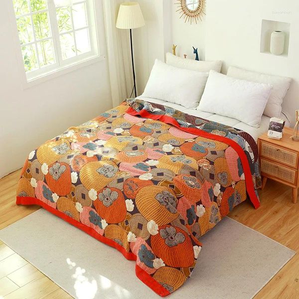 Одеяла мягкое походное одеяло зимнее хлопковое S для покрывала на кровать, дивана, теплого пледа, декоративного детского рождественского двойного колена
