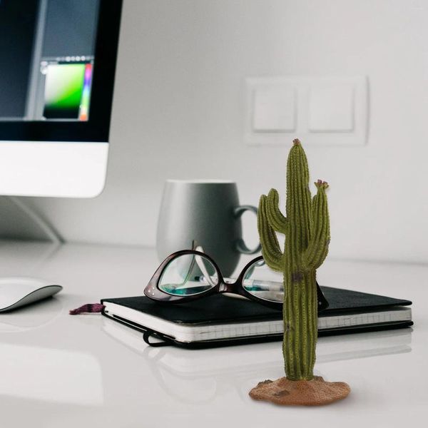 Fiori decorativi simulato desktop micro cactus adornment tavolo di sabbia modello ornamenta