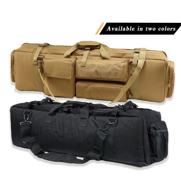 Bolsas de 96cm Bolsa de pistola tática Equipamento militar Airsoft Rifle Gun Case Nylon Holster ao ar livre caça a pistolas de armas de transporte