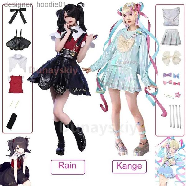 Cosplay Anime Costumes Needy Girl Overdose Kangel Role Playing Ame Come Game Needy Streamer Overload Role Playing Kangel Come With Wig Set Lolita GiftC24320