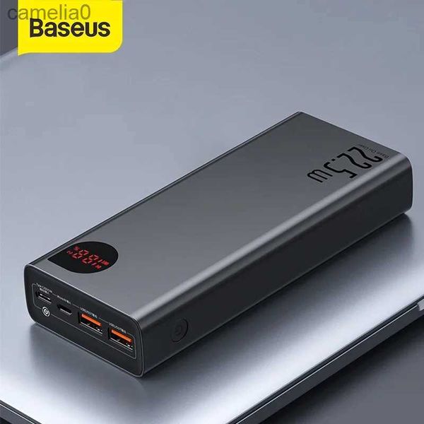 Handy-Powerbanks Baseus Power Bank 10000 mAh 22,5 W PD Schnellladung PowerBank tragbarer externer Akku geeignet für iPhone 14 12 13 Pro Samsung HuaweiC24320