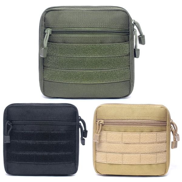 Сумки Molle Tactical Pouch Outdoor Медицинская военная сумка для инструментов Нейлоновая армия EDC Travel First Aid Bag Сумка