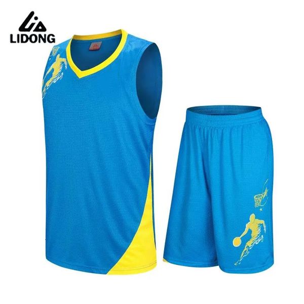 Maglia da basket per bambini Imposta uniformi sportive per bambini Abbigliamento traspirante Gioventù Maglie da basket Kit Stampa fai da te 240314