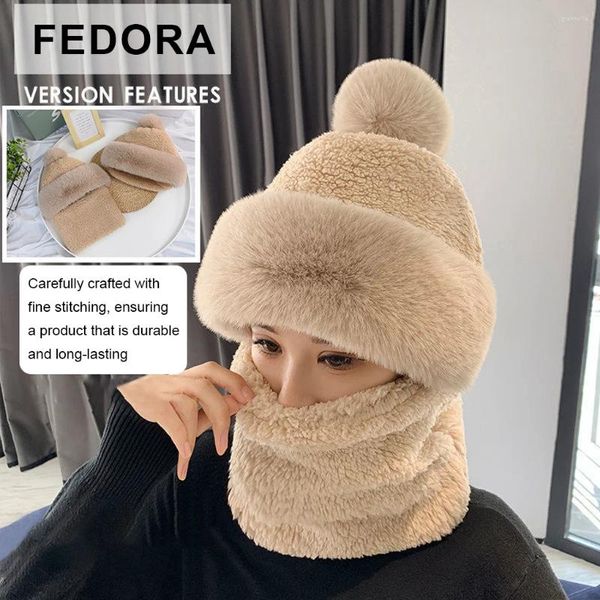 Sciarpe Sciarpa in peluche per cappelli Resta alla moda e calda con scaldacollo femminile con cuciture fini